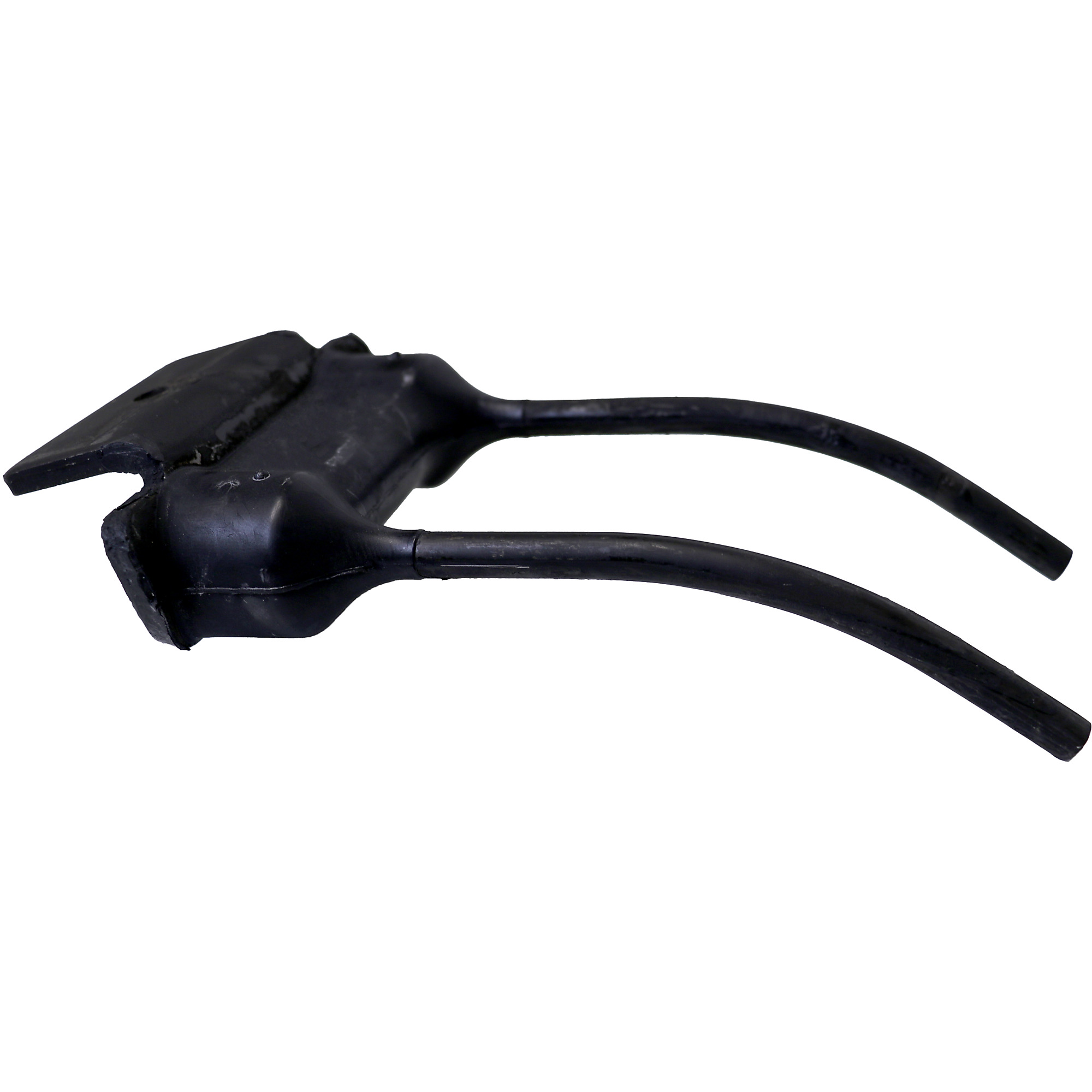 Black Talon Double Rubber Rake Tooth — Heavy-Duty, Fits Vermeer, 3/8in. Mounting Hole, Model# 383827-8
